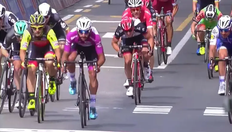 gaviria wint derde etappe giro