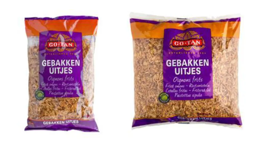 gebakken uitjes go tan