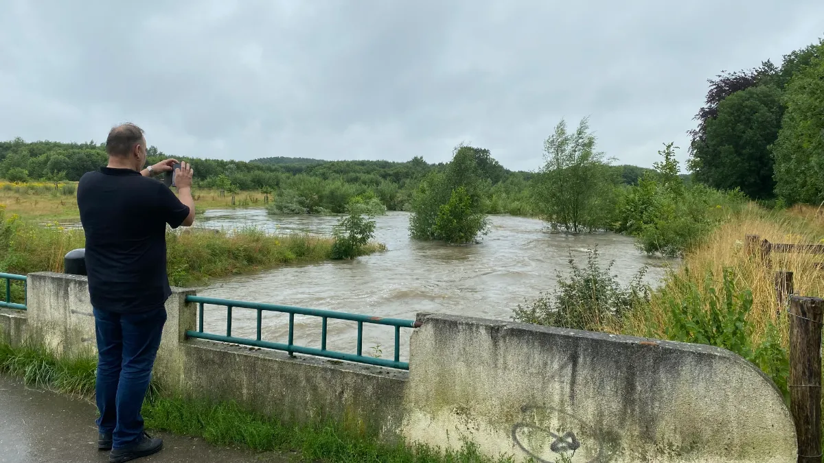 geleenbeek bij munstergeleen achter pater karel