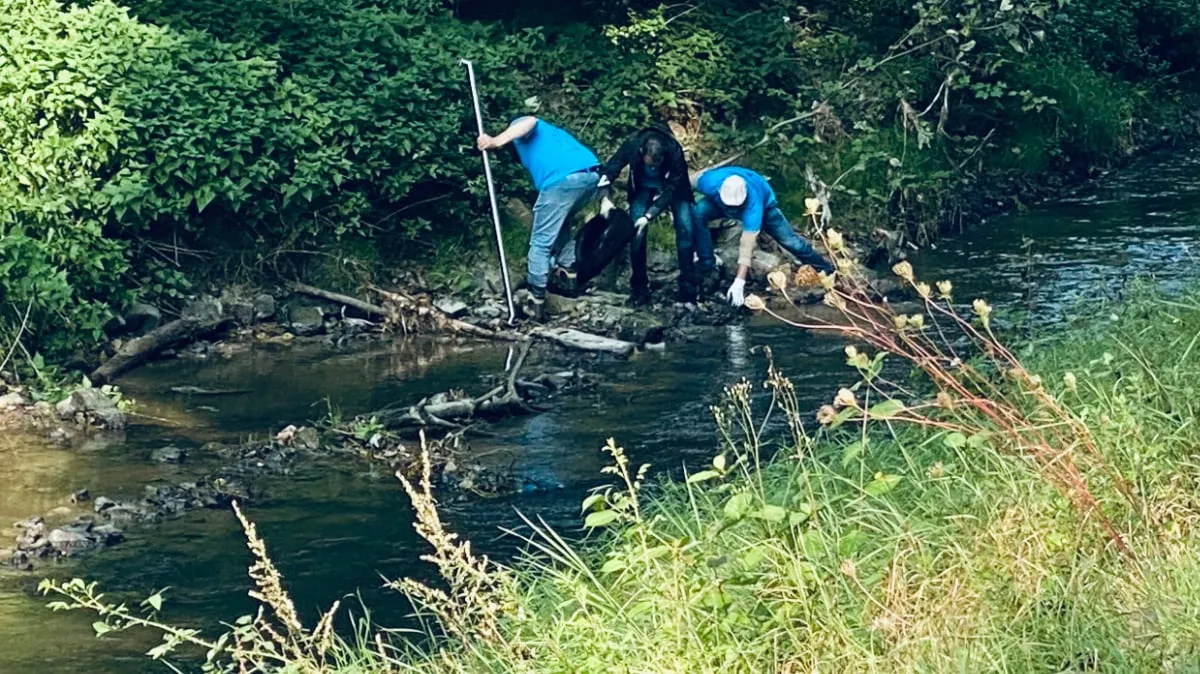 geleenbeek maas cleanup
