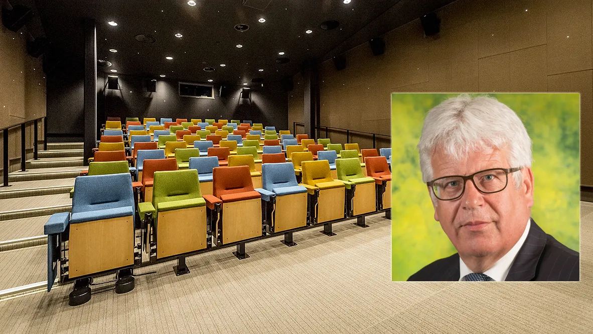 gesprek met burgemeester cox filmzaal filmhuis de domijnen