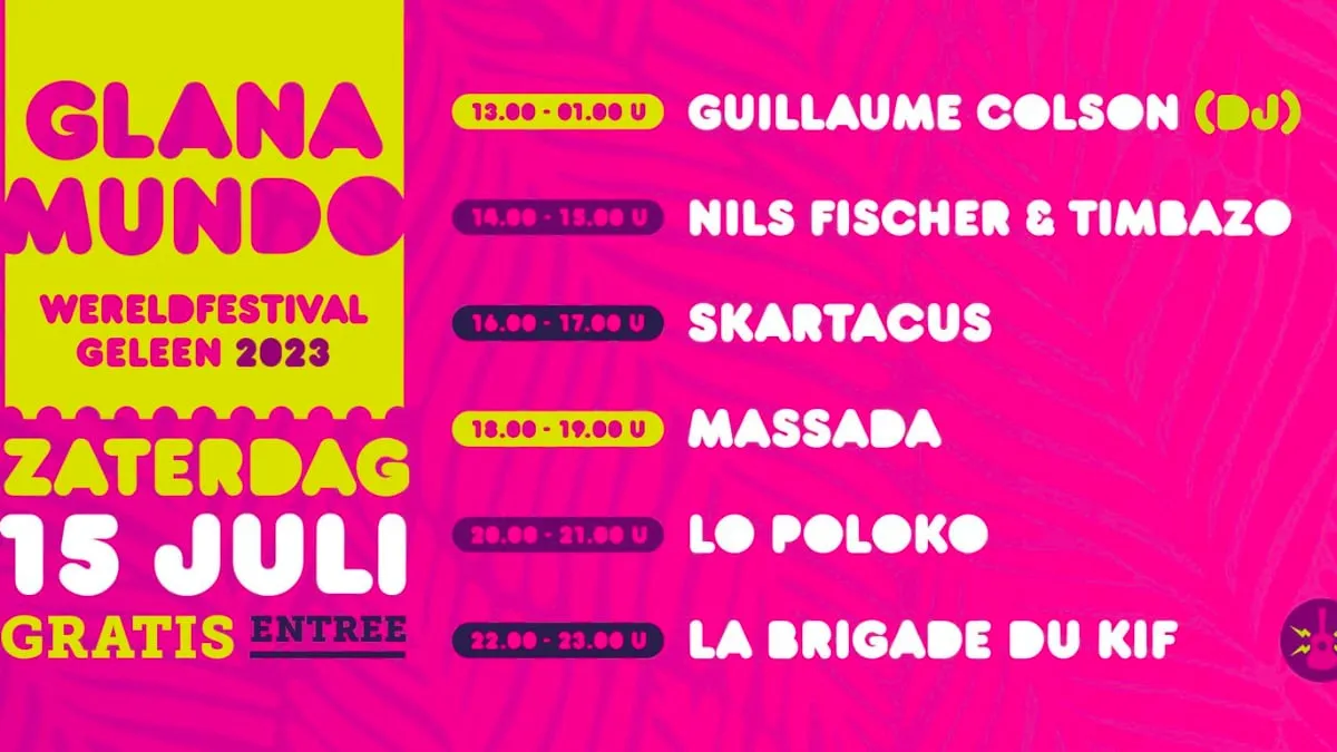 glanamundo wereldfestival geleen 2023