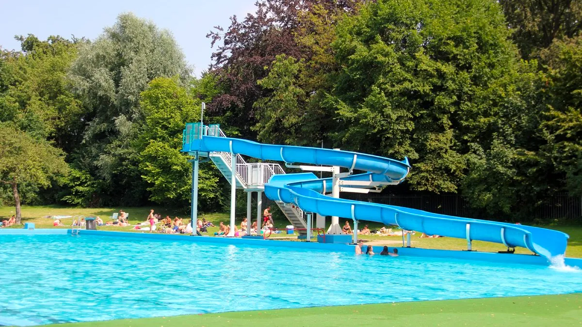 glanerbrook geleen buitenbad glijbaan