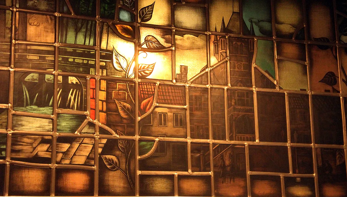glas in lood raam sjterfhoes
