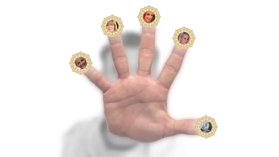 gouwe hendjes uitsnede