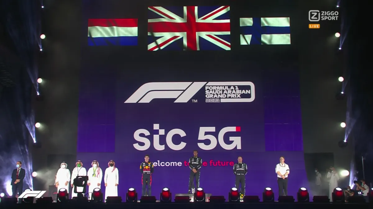 gp saudi arabie podium