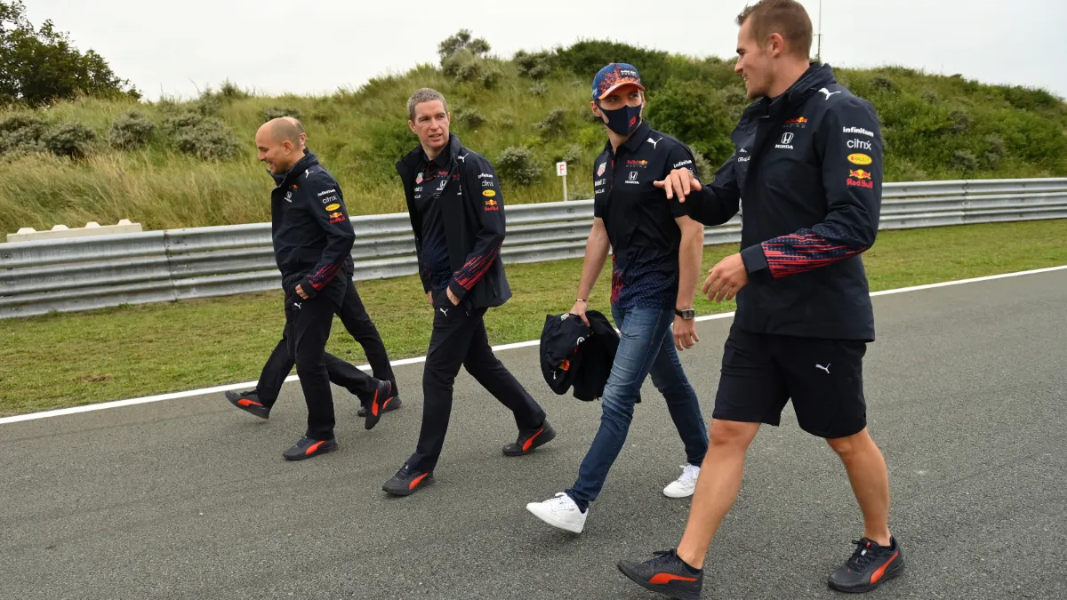 gp zandvoort 2020 max verstappen trackwalk