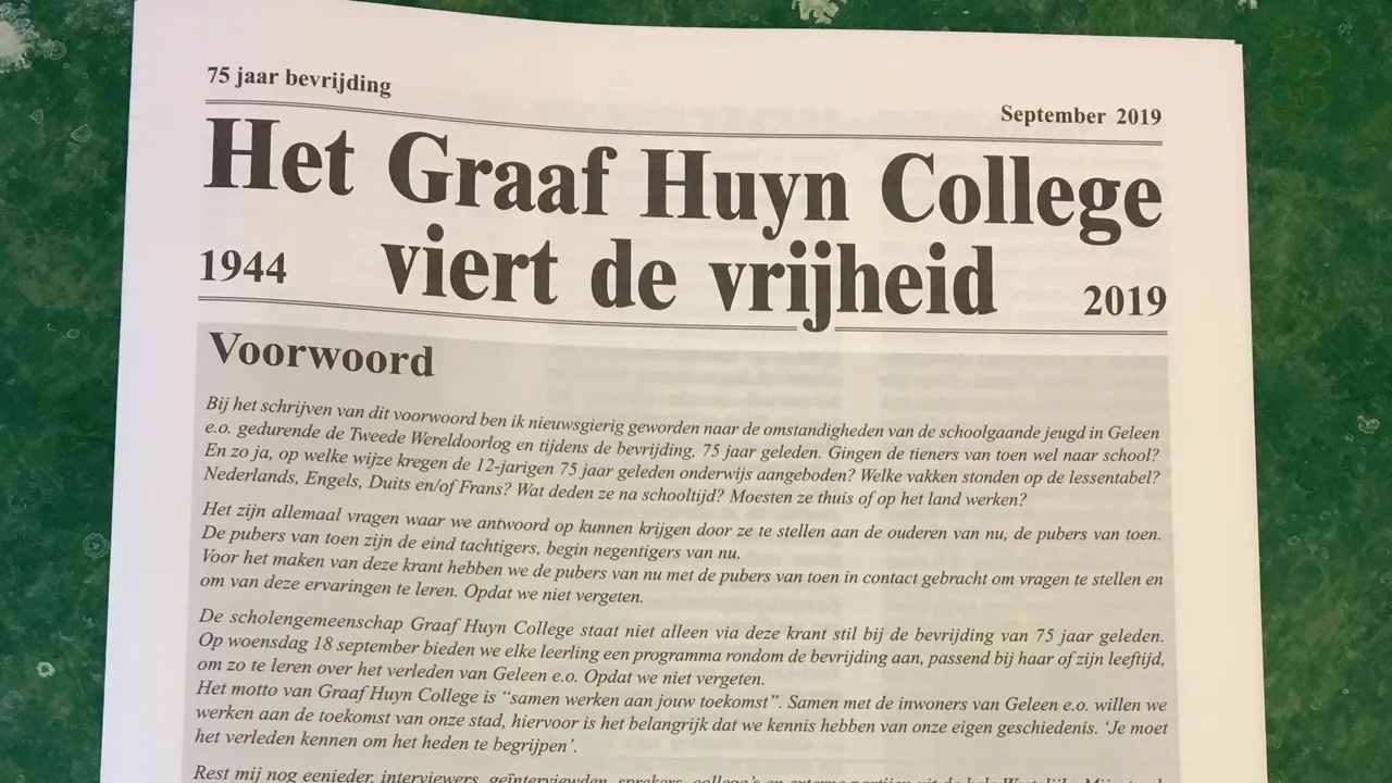 graaf huyn viert de bevrijding