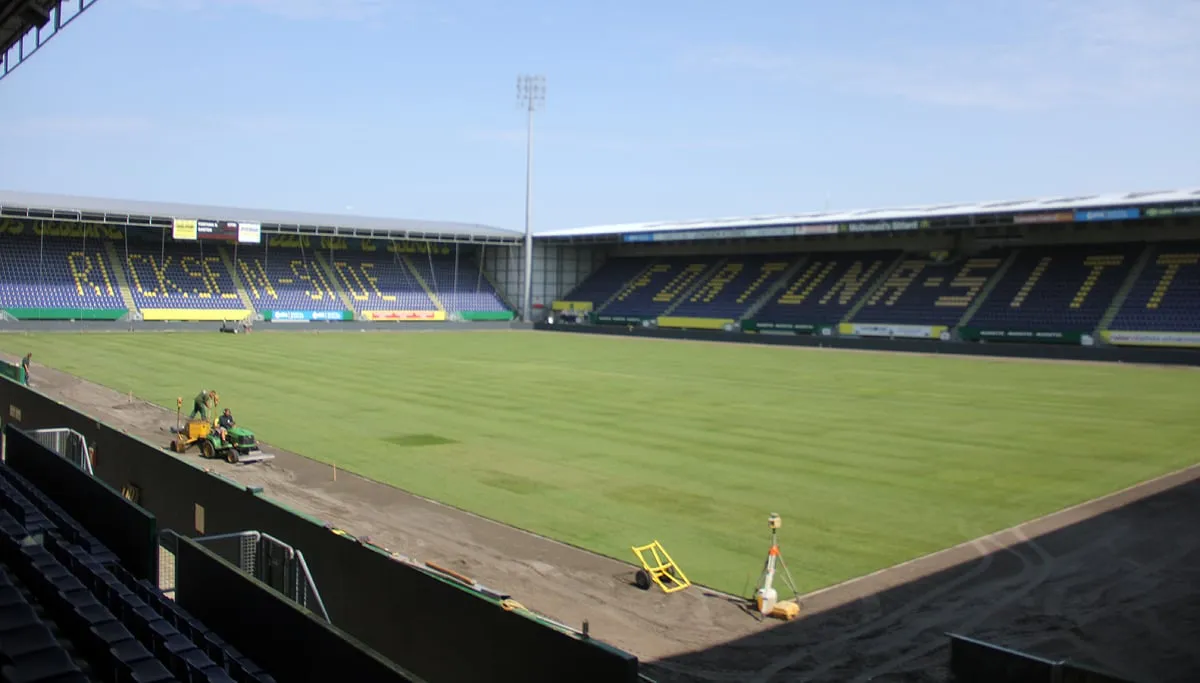 gras in het stadion 2018 1