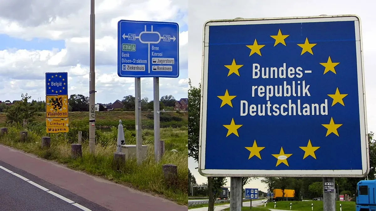 grens belgie en grens duitsland