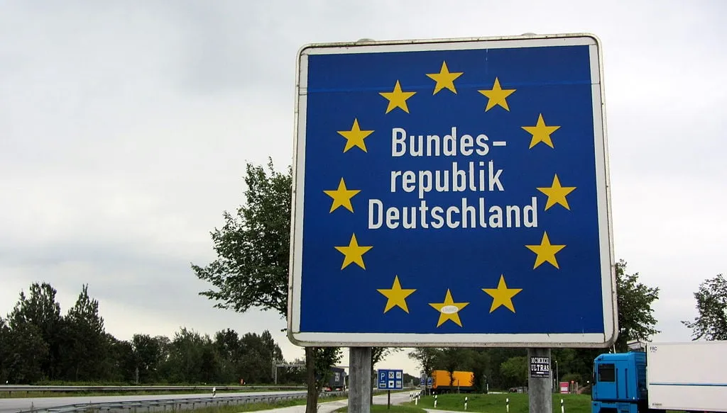 grensbord duitsland