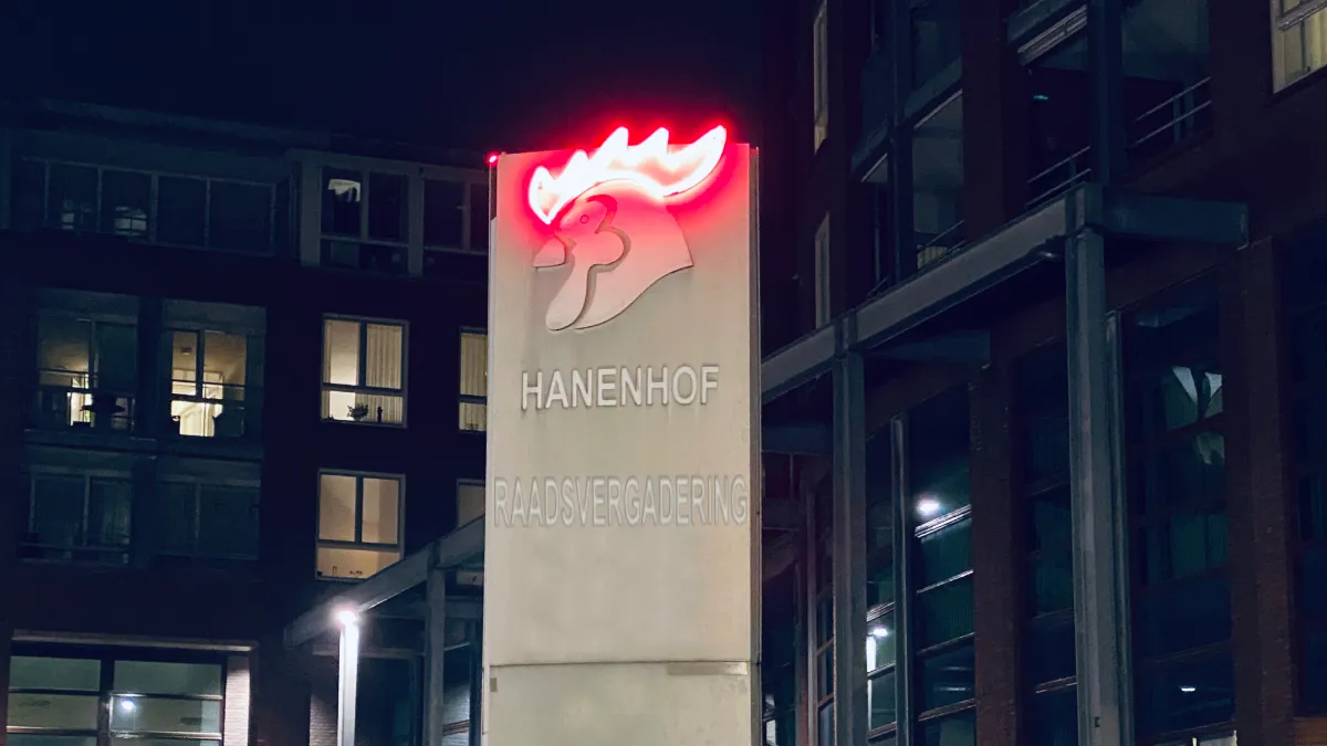hanenhof raadsvergadering