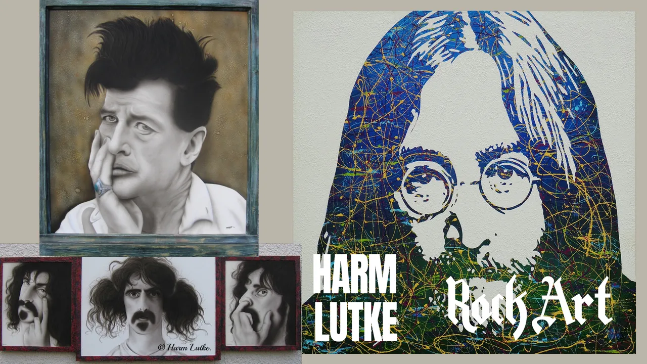 harm lutke airbrush rock art