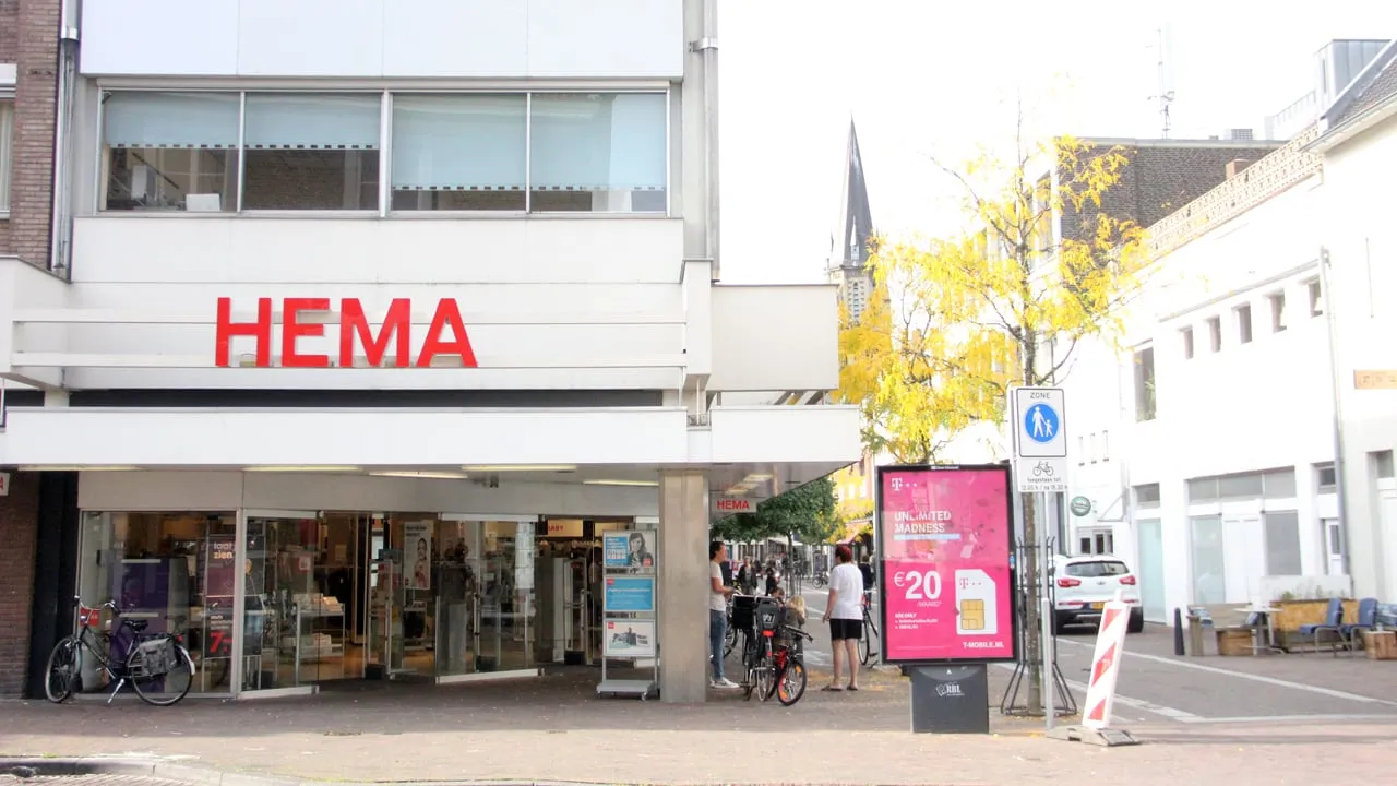 hema sittard vanaf rosmolenstraat gezien