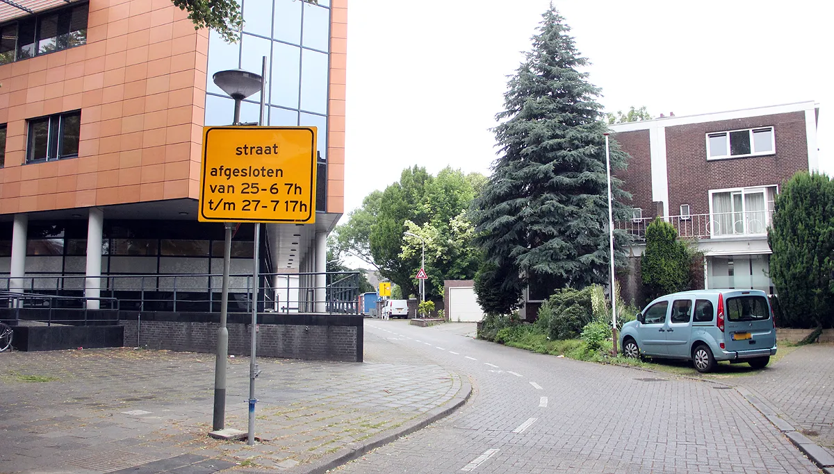 het groene net toerit p steenweg afgesloten