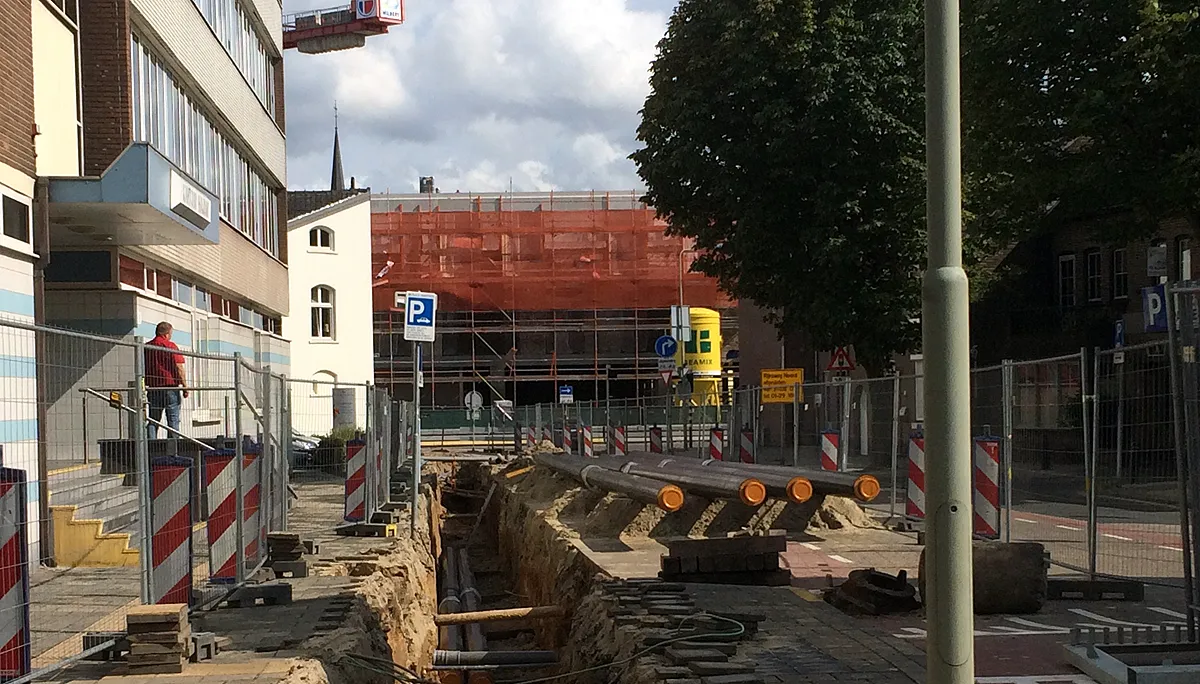 het groene net walramstraat richting ligne