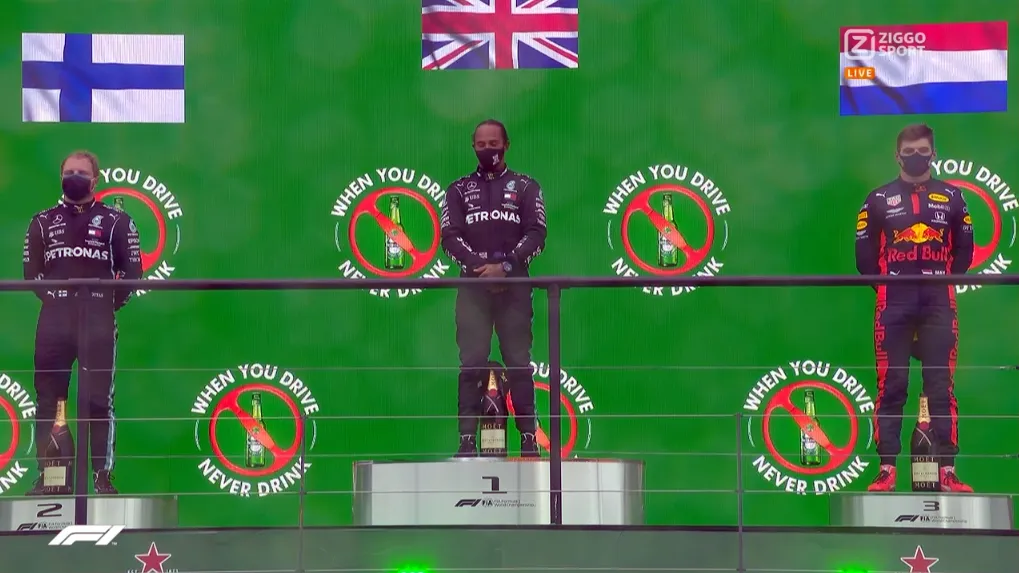 het podium in portimao