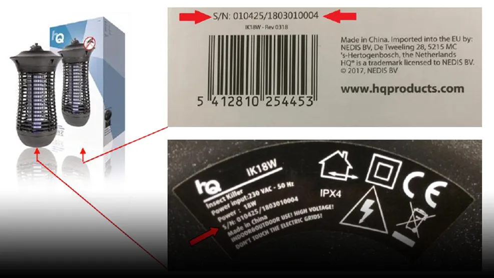 hq uv insect killer 18w