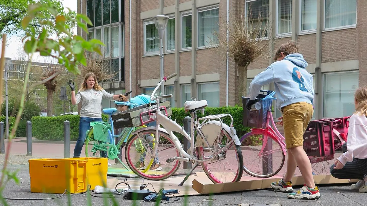 hutsspot kleurrijke fietsen challenge 1