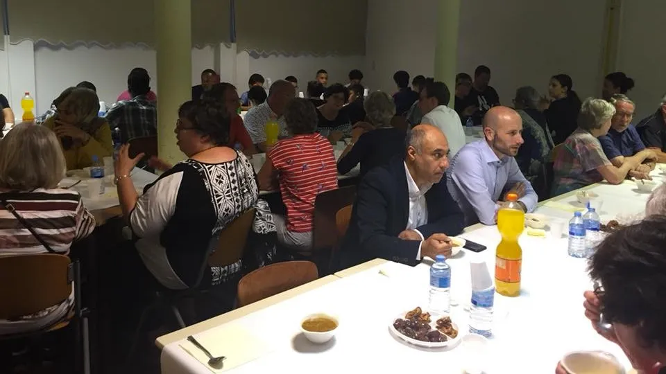 iftar maaltijd in moskee el mohsinine in sittard