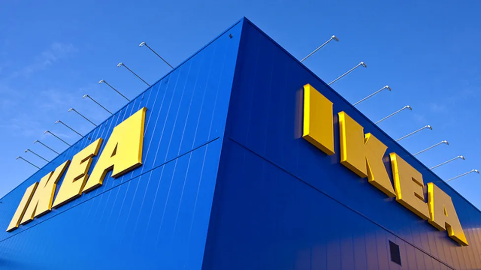 ikea geel blauw gevel