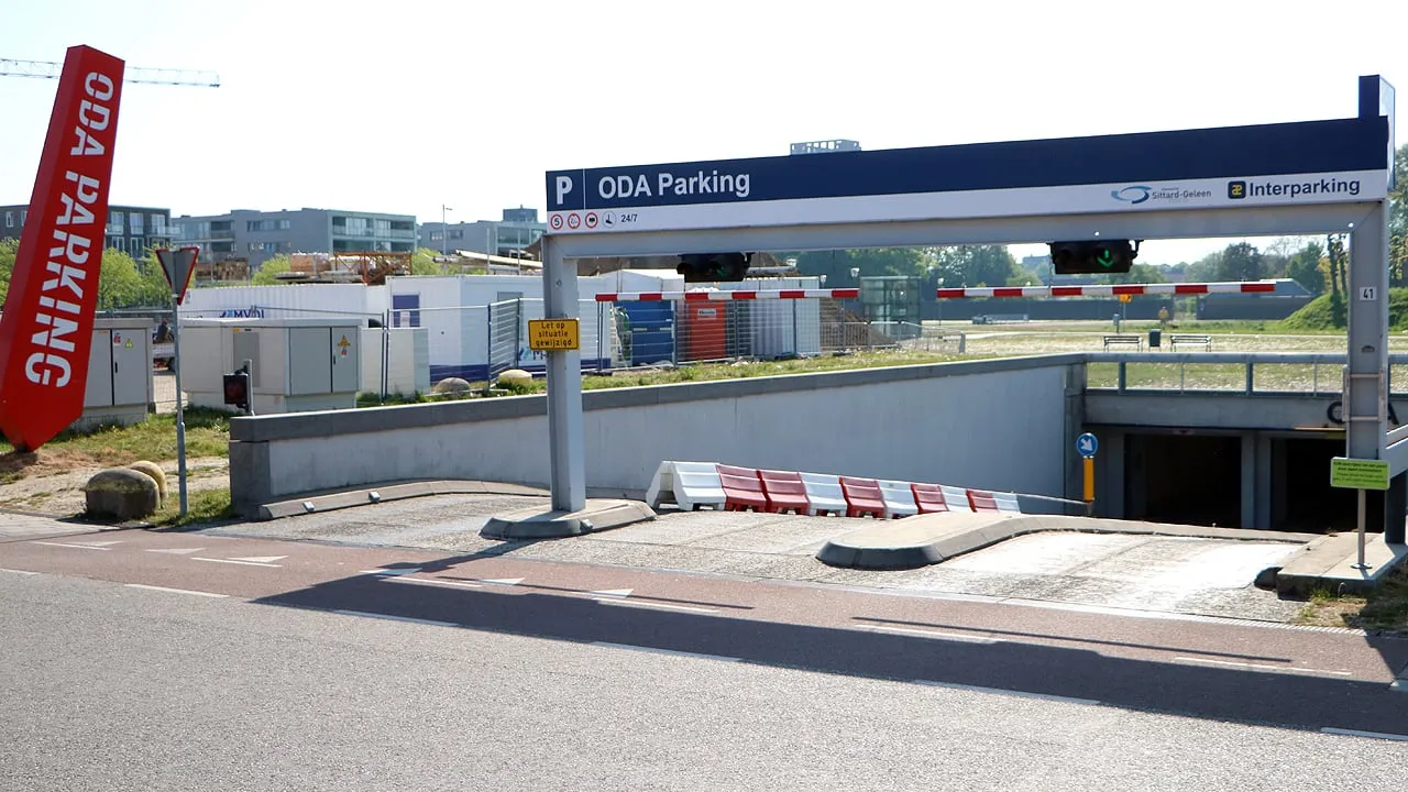 ingang odaparking haspelsestraat sittard