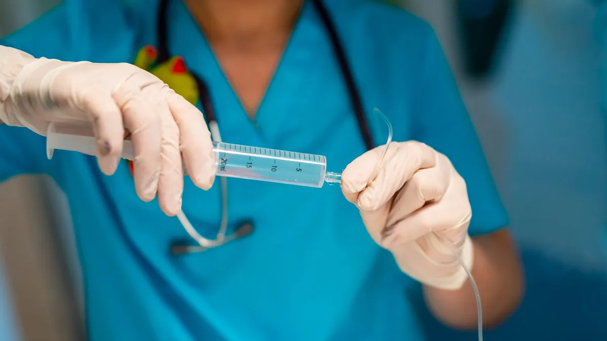 injectiespuit infuuslijn