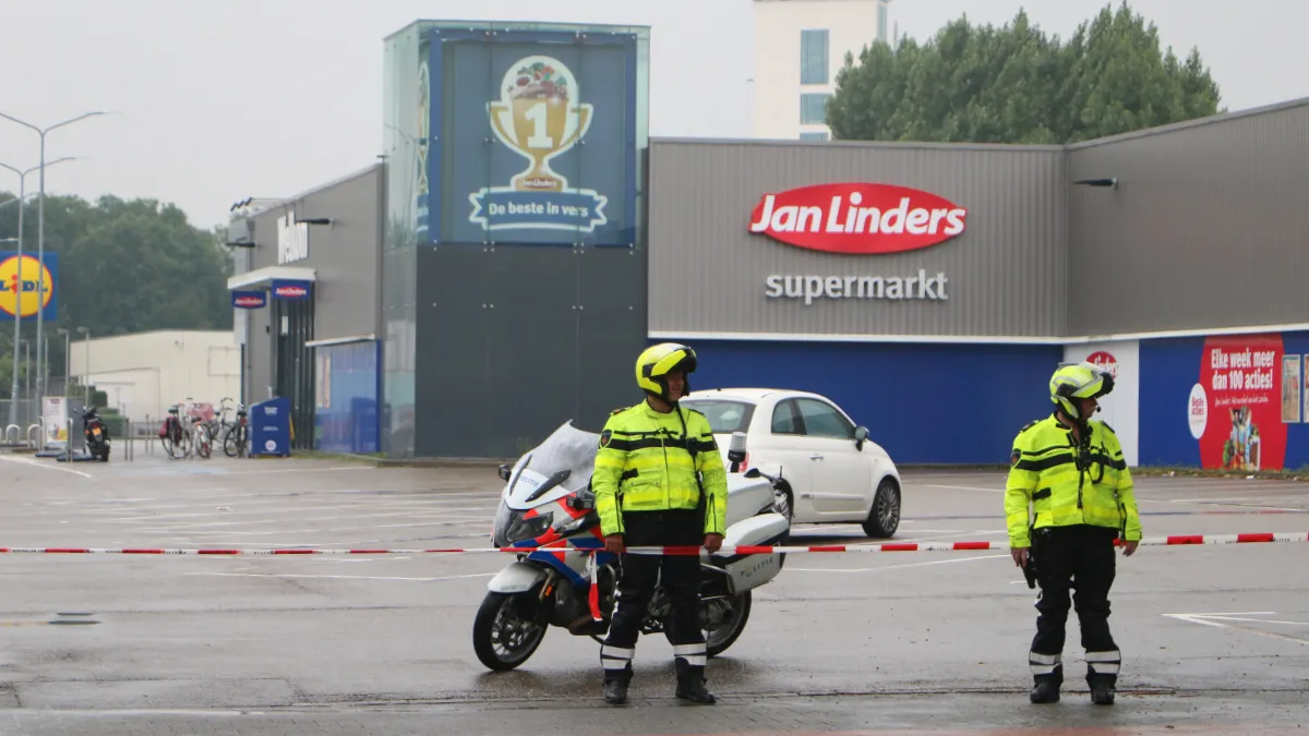 jan linders en lidl afgegrendeld na melding gaslucht