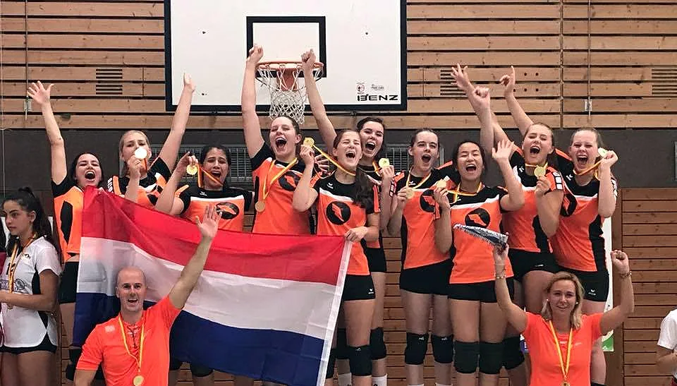 jeugdolympiade goud volleybal