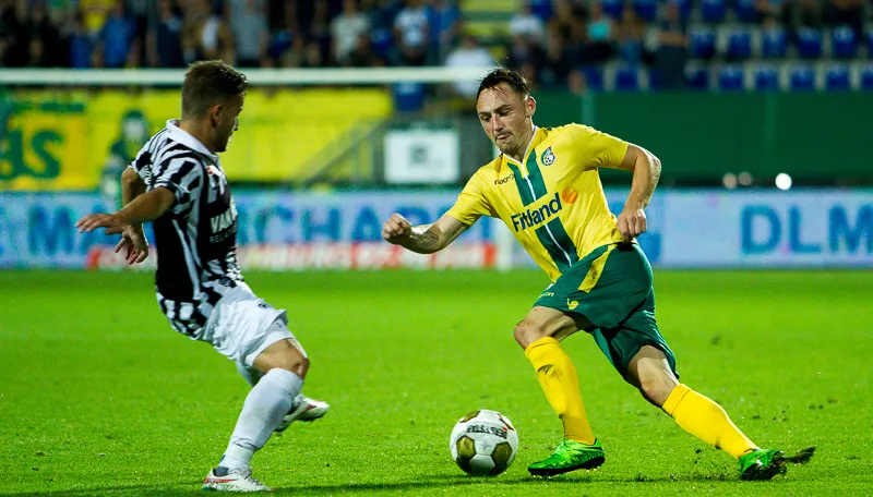 joeri schroyen in actie voor fortuna sittard