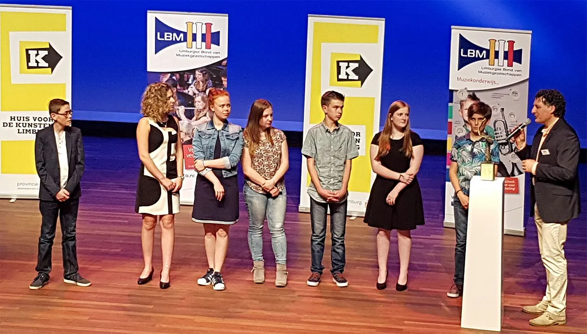 jonge solisten finale prijsuitreiking tweede divisie