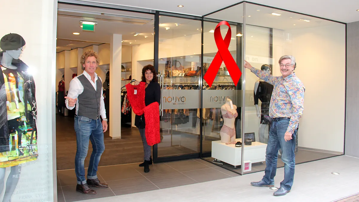 jz1qgrepzkic3zb1yikg0at8d foto voor artikel aidsfonds actie met aids ribbon