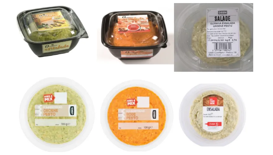 kaasspreads en pestospreads salmonella