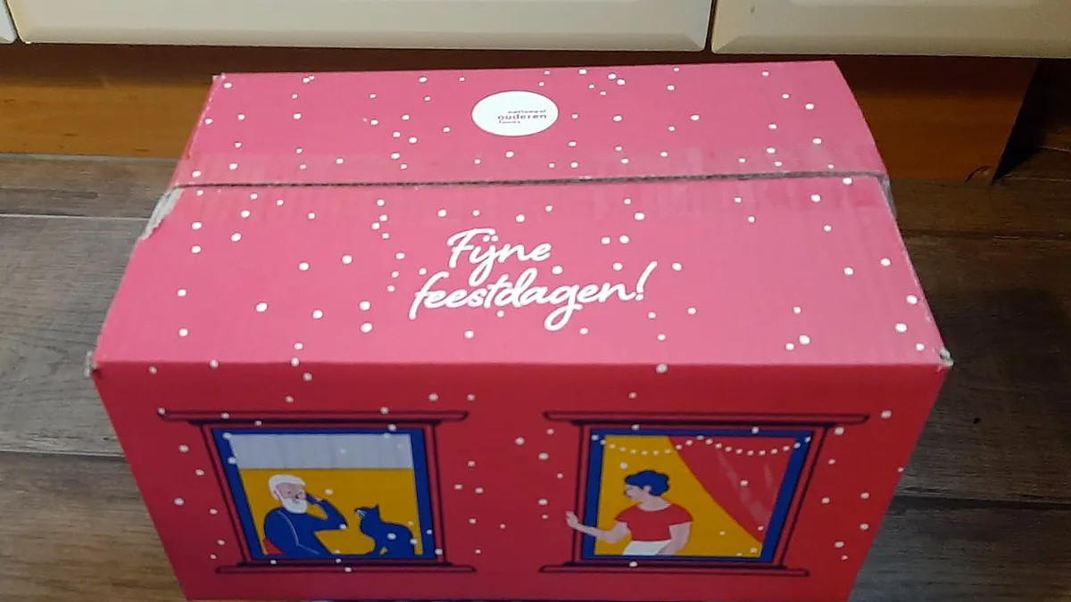 kerstbox voor senioren in geleen