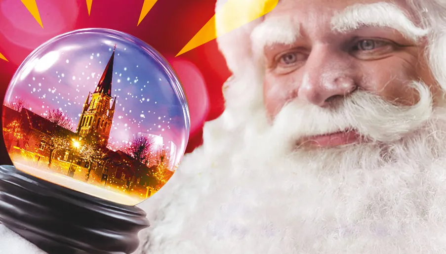 kerstman naar sittard