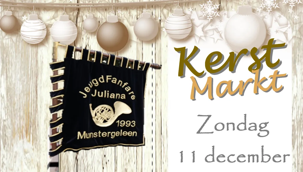 kerstmarkt jeugdfanfare juliana munstergeleen