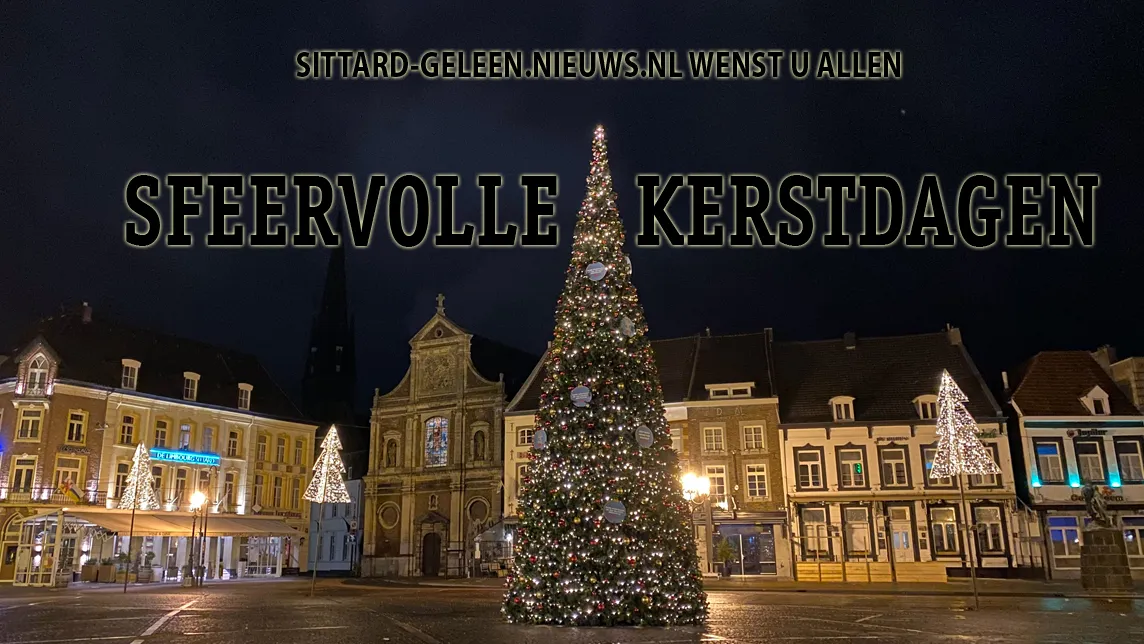 kerstwens 2020 kerstboom op markt sittard 13 november 2020