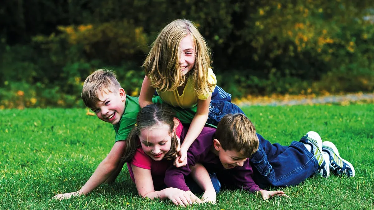 kinderen stoeien zonder logo print 5645f2bb306a7