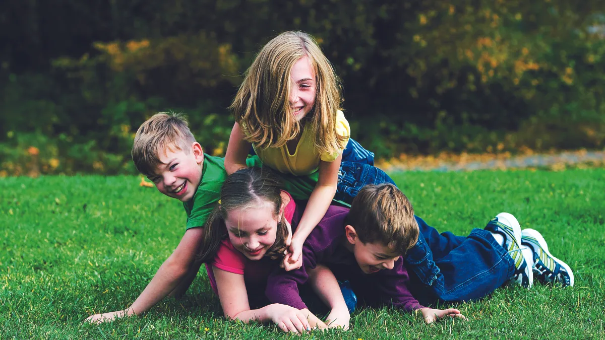 kinderen stoeien zonder logo print 5645f2bb306a7