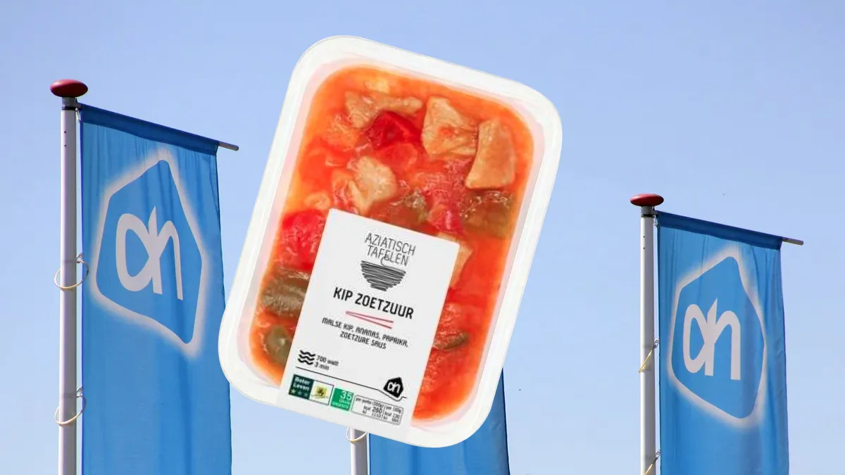 kip zoetzuur vlaggen albert heijn
