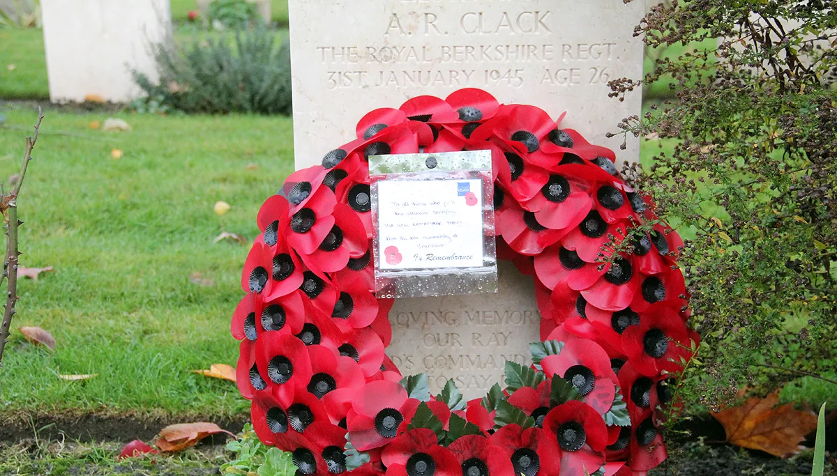 klaproosdag 2017 krans poppies