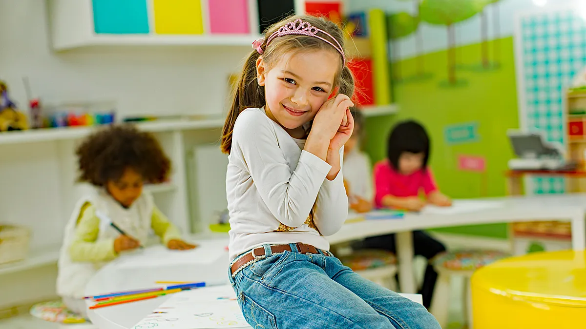 kleuters naar school