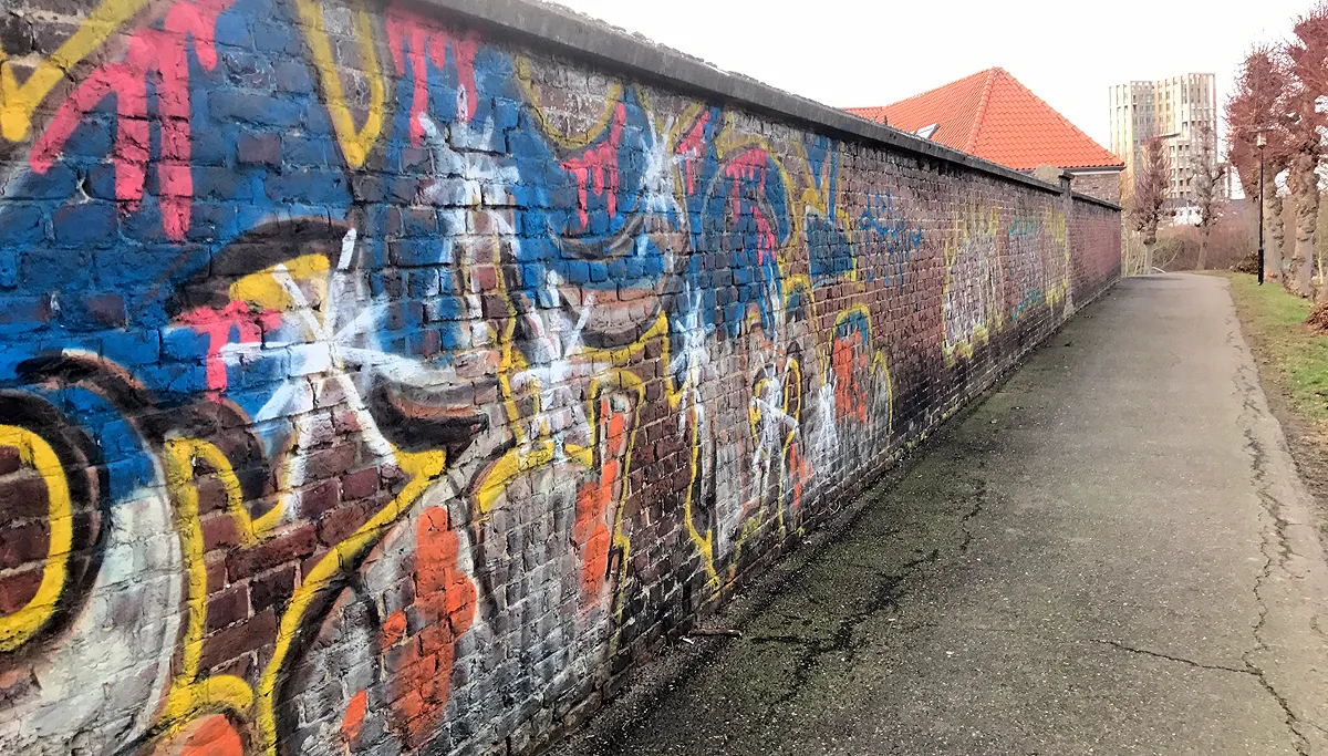 kliederwerk op walmuur fort sanderbout 1