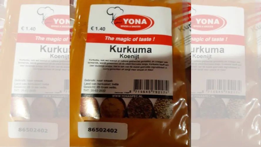 kurkuma 85 grams yona salmonella