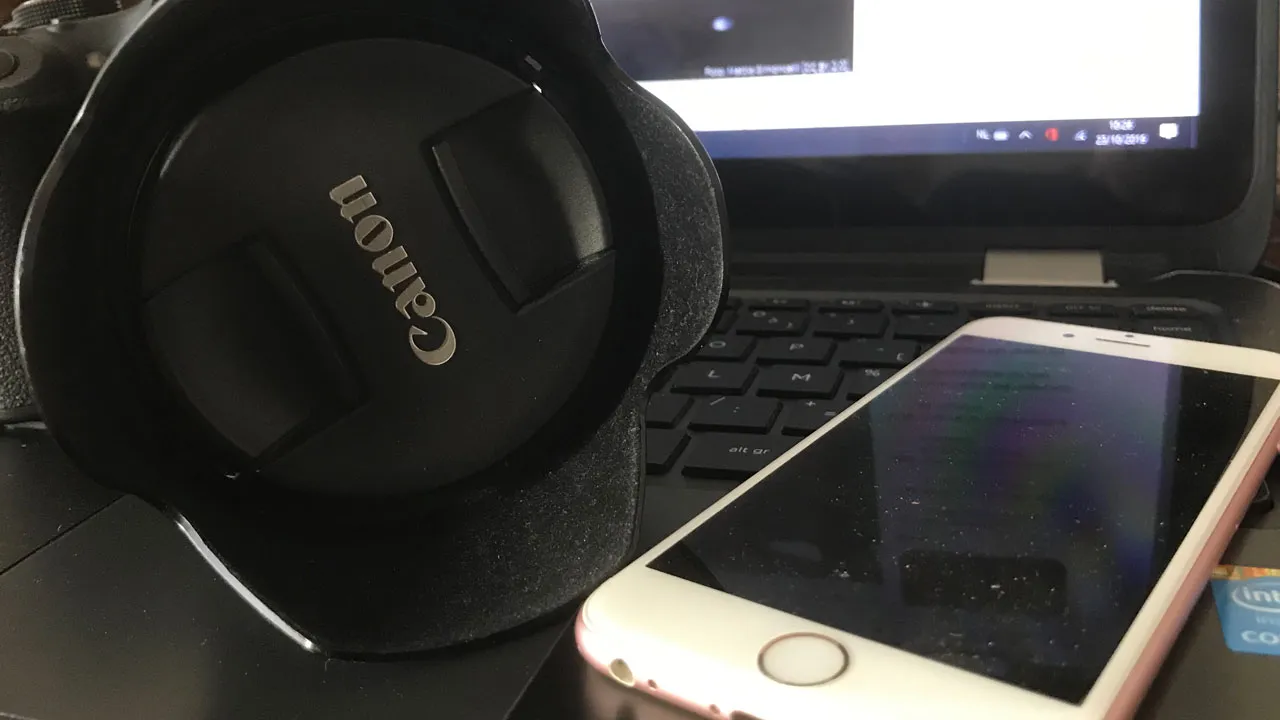 laptop camera telefoon