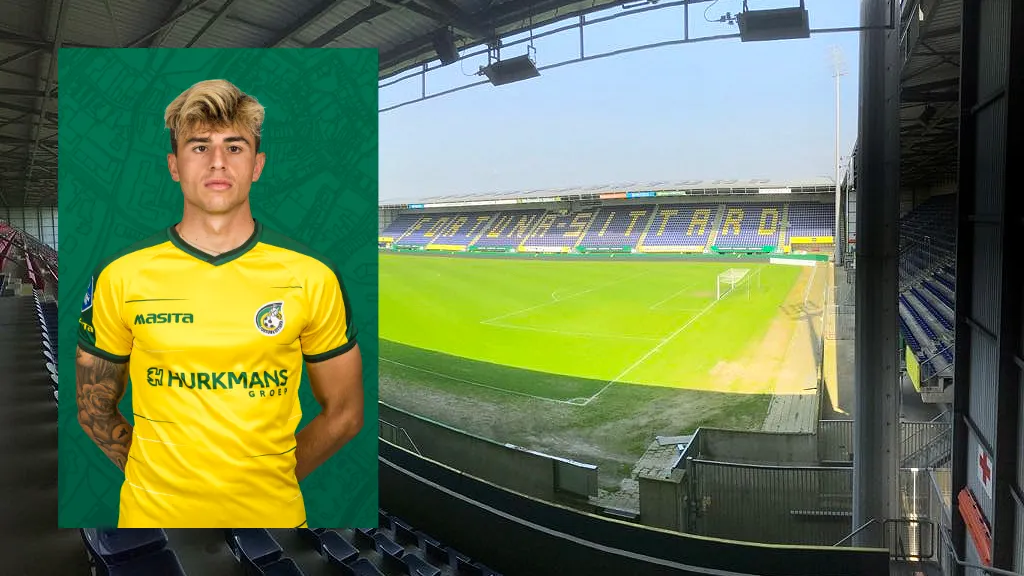 lazaros rota stadion fortuna sittard vanuit zuidwesthoek