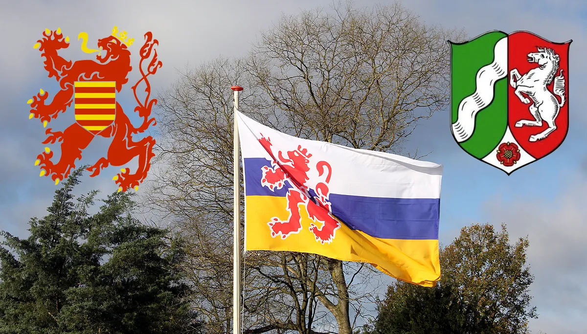 limburgse vlag belgisch limburgse leeuw wapen nordrhein westfalen