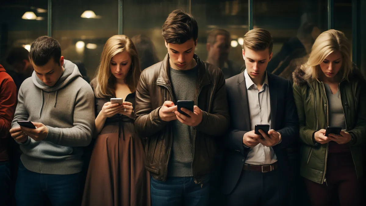 lost smartphones social media obsession ignoring real world