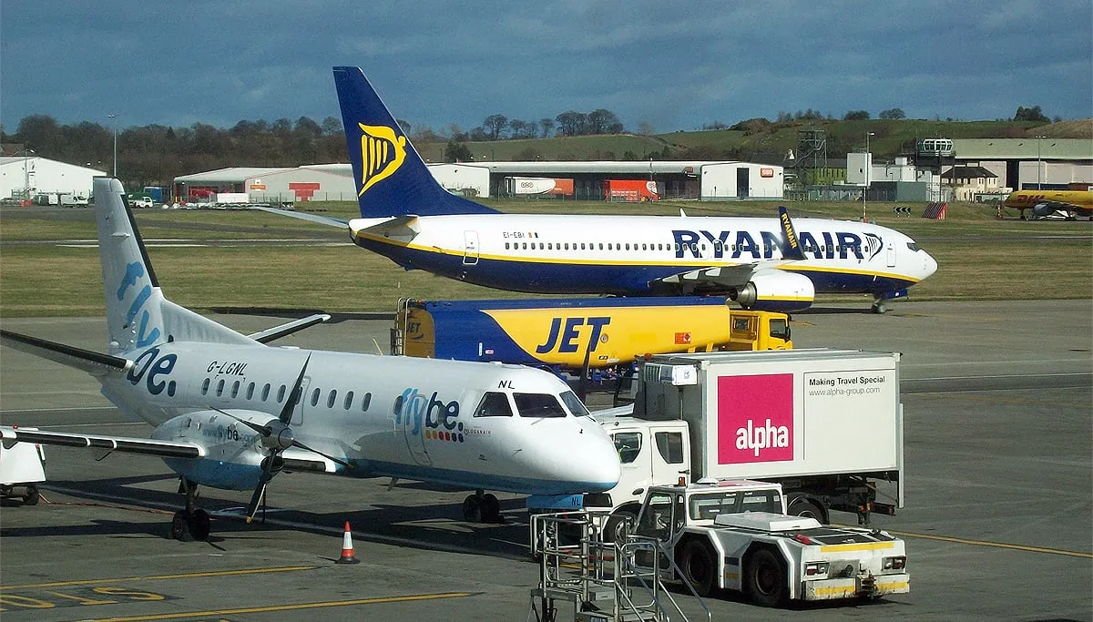 maa flybe ryanair