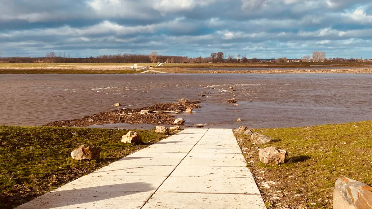 maas bij grevenbich op 15 januari 2023